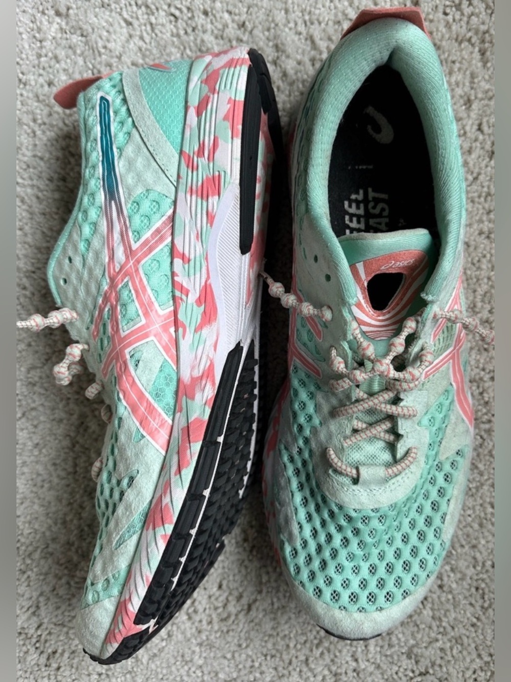 ASICS Gel-Noosa Tri 12 Women’s Running Size Size 9.5 Fresh Ice Guava Pink